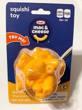 Kraft Mac N Cheese Squishi Toy Cheesy Squishy NEW
